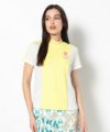 YELLOW モデル:身長168cm,バスト80cm,ウエスト57cm,ヒップ89cm,着用サイズM
