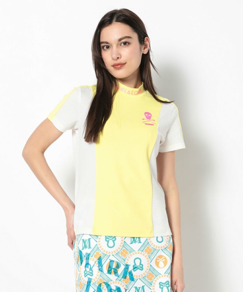 Calde Panel Mock Neck | WOMEN