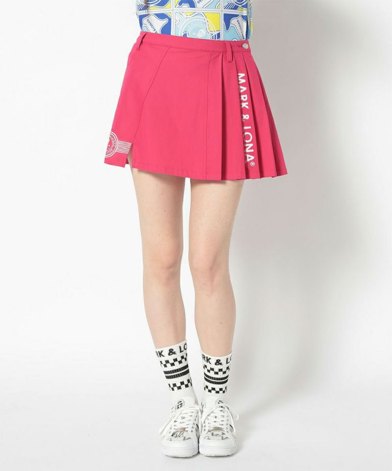 Lotta Asym Pleated Mini Skirt | WOMEN