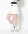 WHITE モデル:身長172cm,バスト81cm,ウエスト57cm,ヒップ88cm, 着用サイズ：M