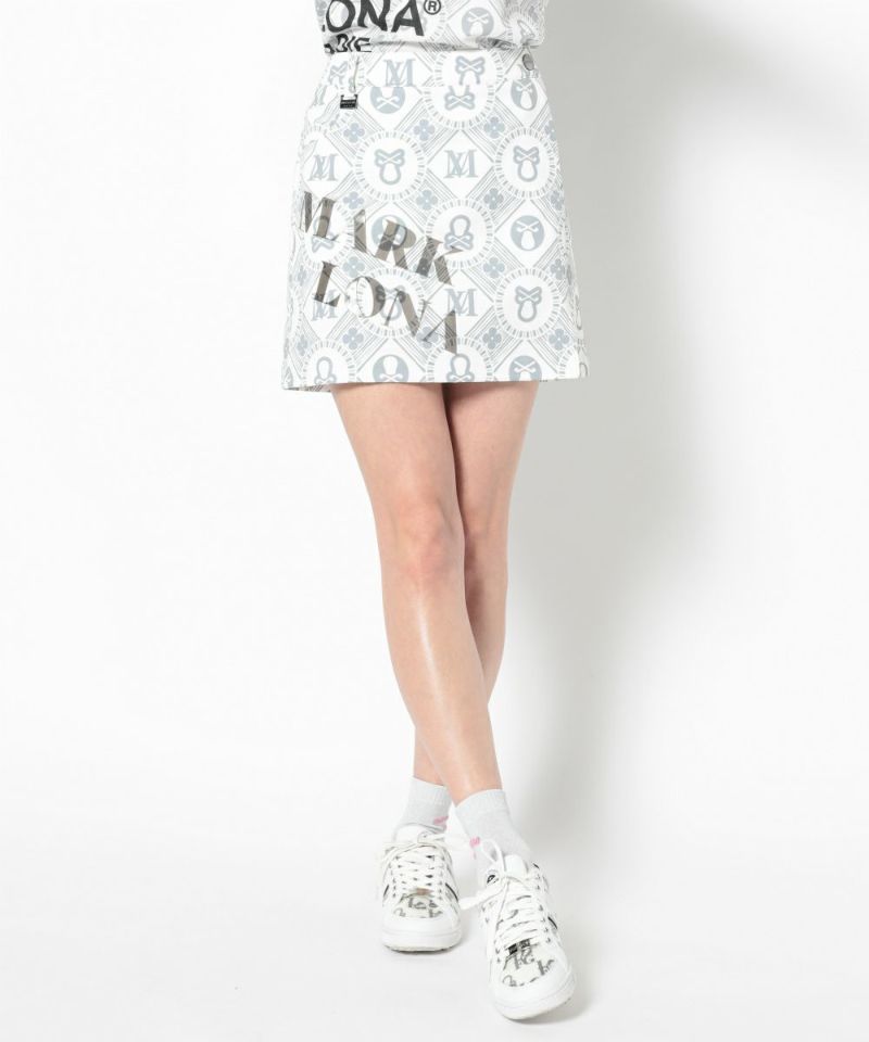Aura Monogram Trapeze Skirt | WOMEN | MARK & LONA MARKET