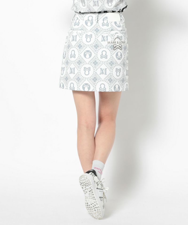 Aura Monogram Trapeze Skirt | WOMEN | MARK & LONA MARKET