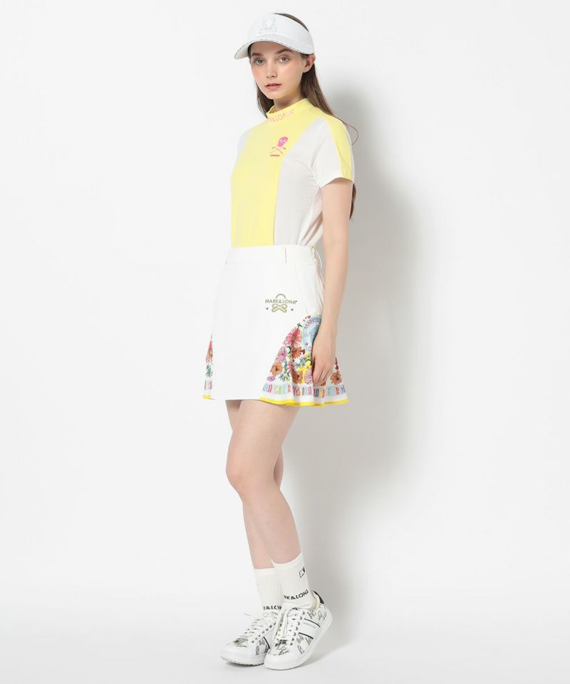 WHITE モデル:身長172cm,バスト81cm,ウエスト57cm,ヒップ88cm, 着用サイズ：M