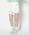WHITE モデル:身長172cm,バスト81cm,ウエスト57cm,ヒップ88cm, 着用サイズM