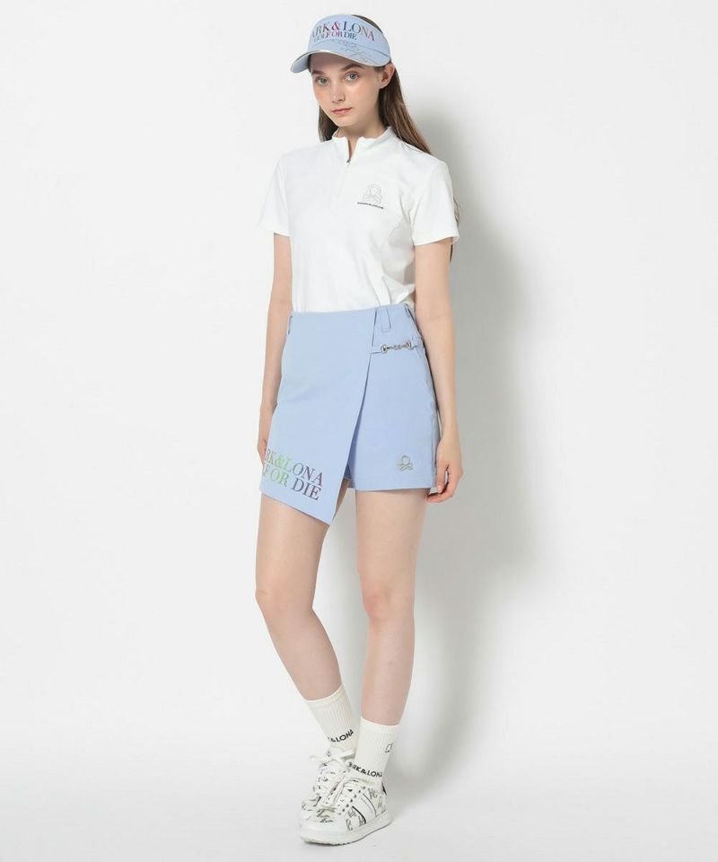 BLUE モデル:身長172cm,バスト81cm,ウエスト57cm,ヒップ88cm, 着用サイズM