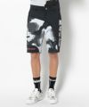BLACK モデル:身長185cm,チェスト95cm,ウエスト75cm,ヒップ94cm,着用サイズL