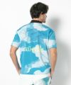 BLUE モデル:身長185cm,チェスト95cm,ウエスト75cm,ヒップ94cm,着用サイズL