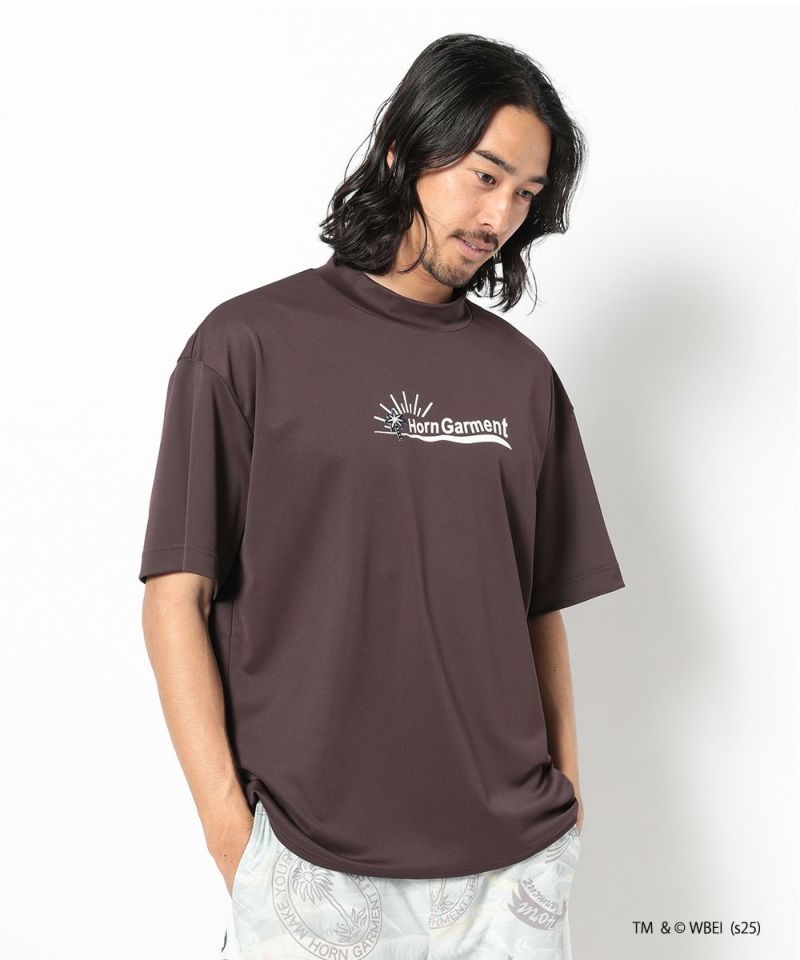 BROWN モデル:身長181cm,チェスト98cm,ウエスト76cm,ヒップ92cm,着用サイズL