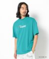 GREEN モデル:身長181cm,チェスト98cm,ウエスト76cm,ヒップ92cm,着用サイズL