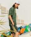 DETAIL モデル:身長181cm,チェスト98cm,ウエスト76cm,ヒップ92cm,着用サイズL