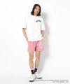 WHITE モデル:身長181cm,チェスト98cm,ウエスト76cm,ヒップ92cm,着用サイズL