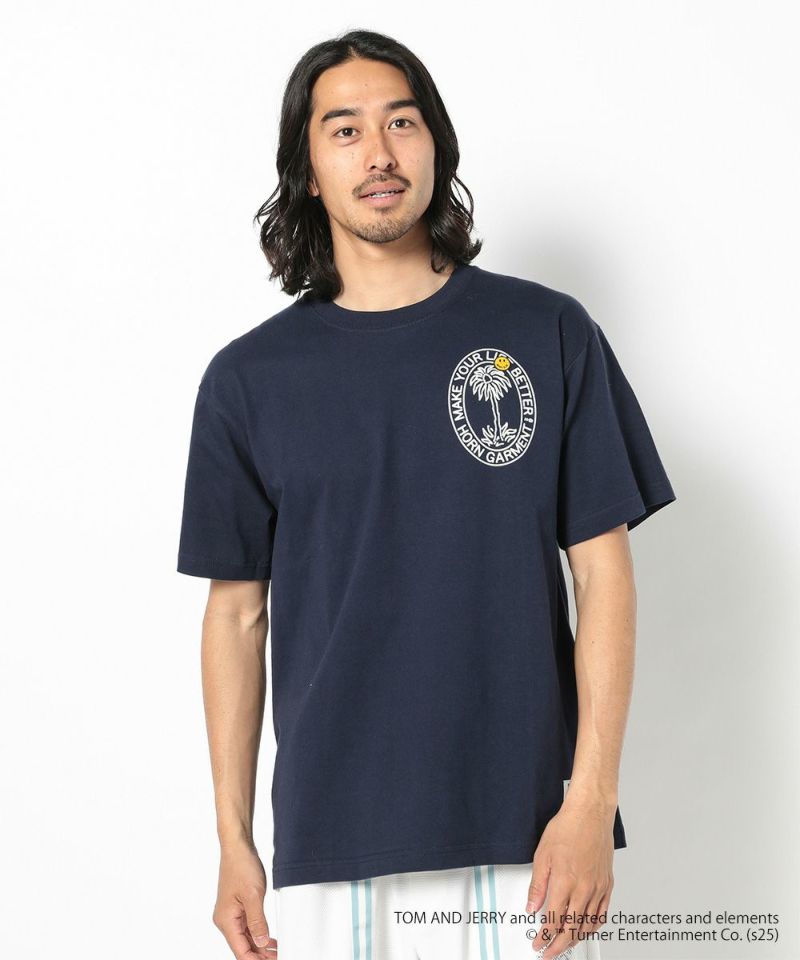 NAVY モデル:身長181cm,チェスト98cm,ウエスト76cm,ヒップ92cm,着用サイズL