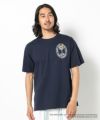 NAVY モデル:身長181cm,チェスト98cm,ウエスト76cm,ヒップ92cm,着用サイズL