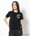 BLACK モデル:身長168cm,バスト80cm,ウエスト57cm,ヒップ89cm,着用サイズ42(UNISEX) 