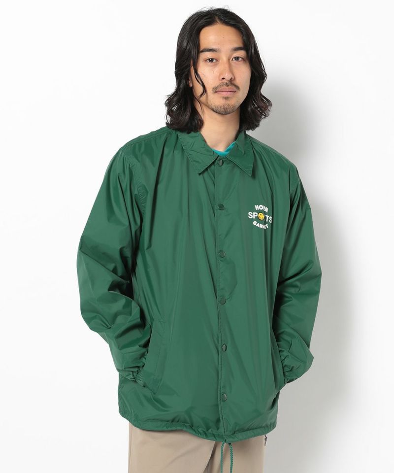 GREEN モデル:身長181cm,チェスト98cm,ウエスト76cm,ヒップ92cm,着用サイズL