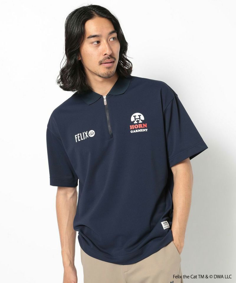 NAVY モデル:身長181cm,チェスト98cm,ウエスト76cm,ヒップ92cm,着用サイズL