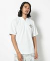 WHITE モデル:身長181cm,チェスト98cm,ウエスト76cm,ヒップ92cm,着用サイズL 