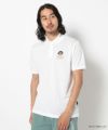 WHITE モデル:身長181cm,チェスト98cm,ウエスト76cm,ヒップ92cm,着用サイズL