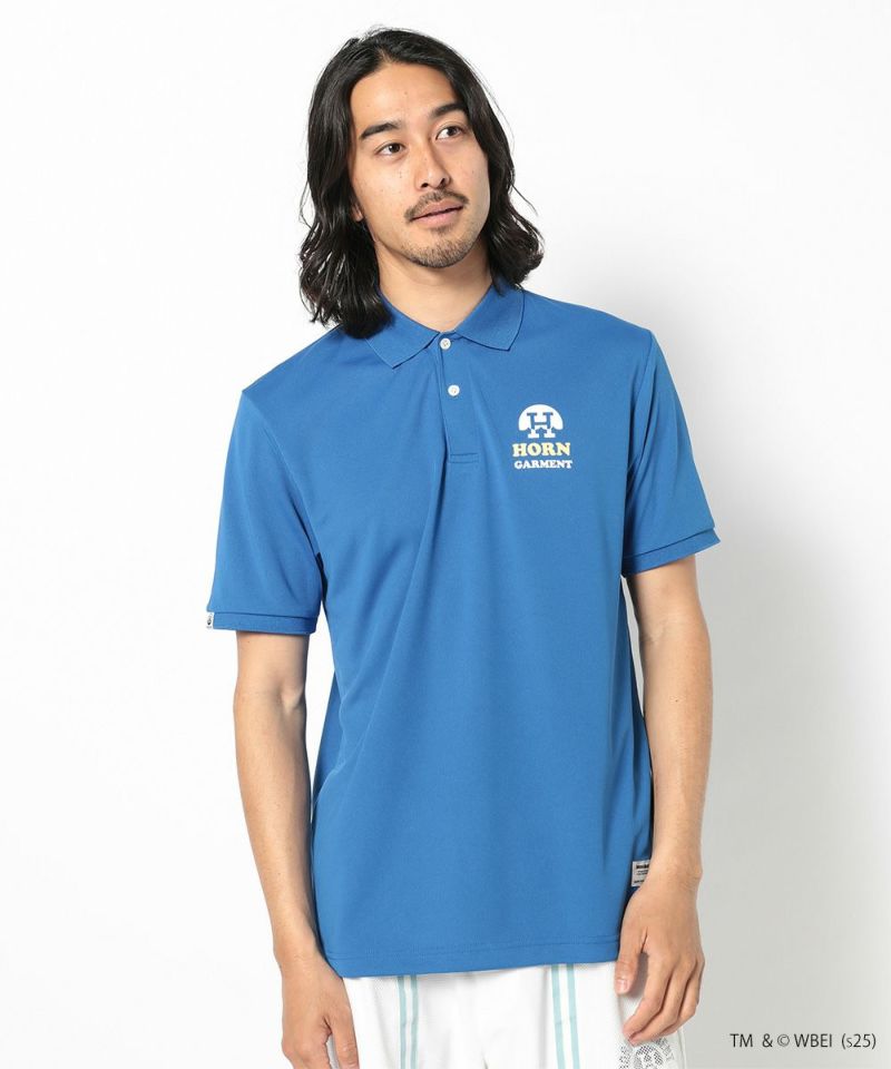 BLUE モデル:身長181cm,チェスト98cm,ウエスト76cm,ヒップ92cm,着用サイズL