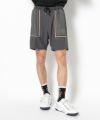 GREY モデル:身長181cm,チェスト98cm,ウエスト76cm,ヒップ92cm,着用サイズL