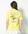 YELLOW モデル:身長175cm,バスト81cm,ウエスト60cm,ヒップ88cm, 着用サイズ：M