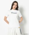 WHITE モデル:身長168cm,バスト80cm,ウエスト57cm,ヒップ89cm,着用サイズM