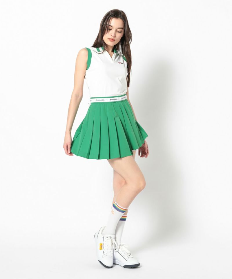 GREEN モデル:身長168cm,バスト80cm,ウエスト57cm,ヒップ89cm,着用サイズM