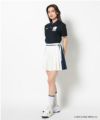 NAVY モデル:身長168cm,バスト80cm,ウエスト57cm,ヒップ89cm,着用サイズM