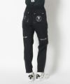 BLACK モデル:身長175cm,バスト81cm,ウエスト60cm,ヒップ88cm, 着用サイズ：M