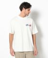 WHITE モデル:身長185cm,チェスト95cm,ウエスト75cm,ヒップ94cm,着用サイズL