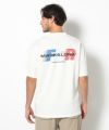 WHITE モデル:身長185cm,チェスト95cm,ウエスト75cm,ヒップ94cm,着用サイズL
