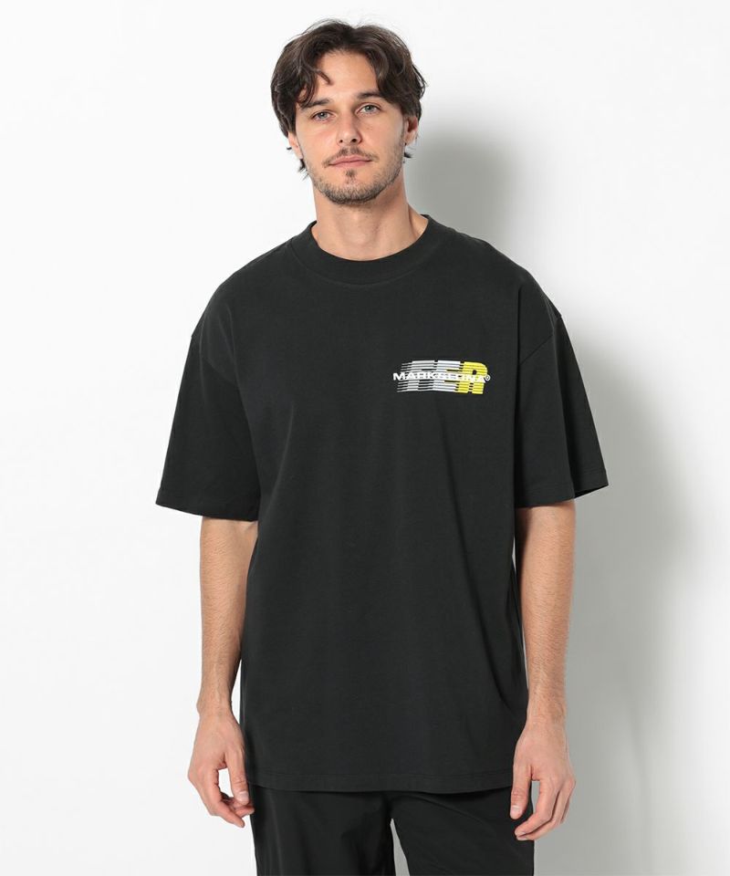 BLACK モデル:身長185cm,チェスト95cm,ウエスト75cm,ヒップ94cm,着用サイズL