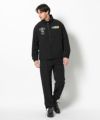 BLACK モデル:身長185cm,チェスト95cm,ウエスト75cm,ヒップ94cm,着用サイズL