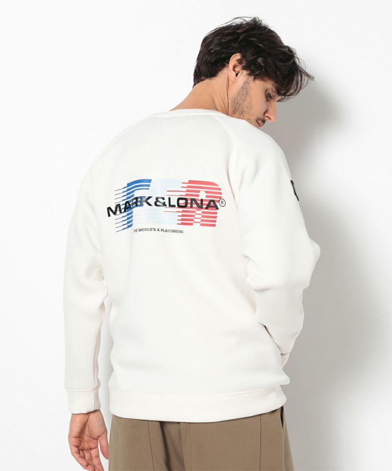OFF.WHITE モデル:身長185cm,チェスト95cm,ウエスト75cm,ヒップ94cm,着用サイズL