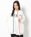 OFF.WHITEモデル:身長168cm,バスト80cm,ウエスト57cm,ヒップ89cm,着用サイズL