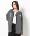 GREYモデル:身長168cm,バスト80cm,ウエスト57cm,ヒップ89cm,着用サイズL