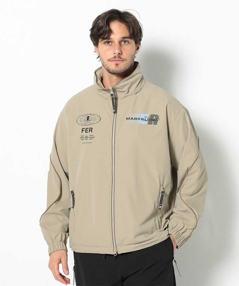 BEIGE モデル:身長185cm,チェスト95cm,ウエスト75cm,ヒップ94cm,着用サイズL