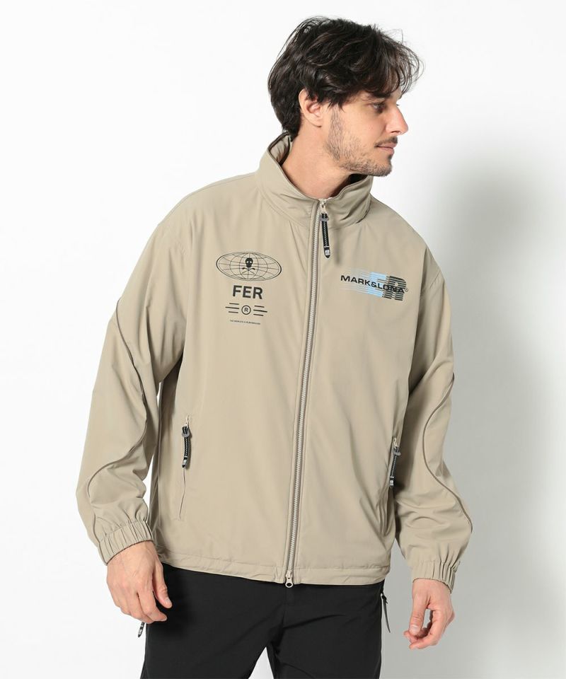 BEIGE モデル:身長185cm,チェスト95cm,ウエスト75cm,ヒップ94cm,着用サイズL