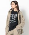 BEIGE モデル:身長168cm,バスト80cm,ウエスト57cm,ヒップ89cm,着用サイズL