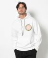 WHITE モデル:身長185cm,チェスト95cm,ウエスト75cm,ヒップ94cm,着用サイズL