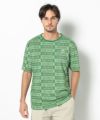 GREEN モデル:身長185cm,チェスト95cm,ウエスト75cm,ヒップ94cm,着用サイズL