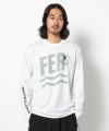 WHITE モデル:身長181cm,チェスト98cm,ウエスト76cm,ヒップ92cm,着用サイズL
