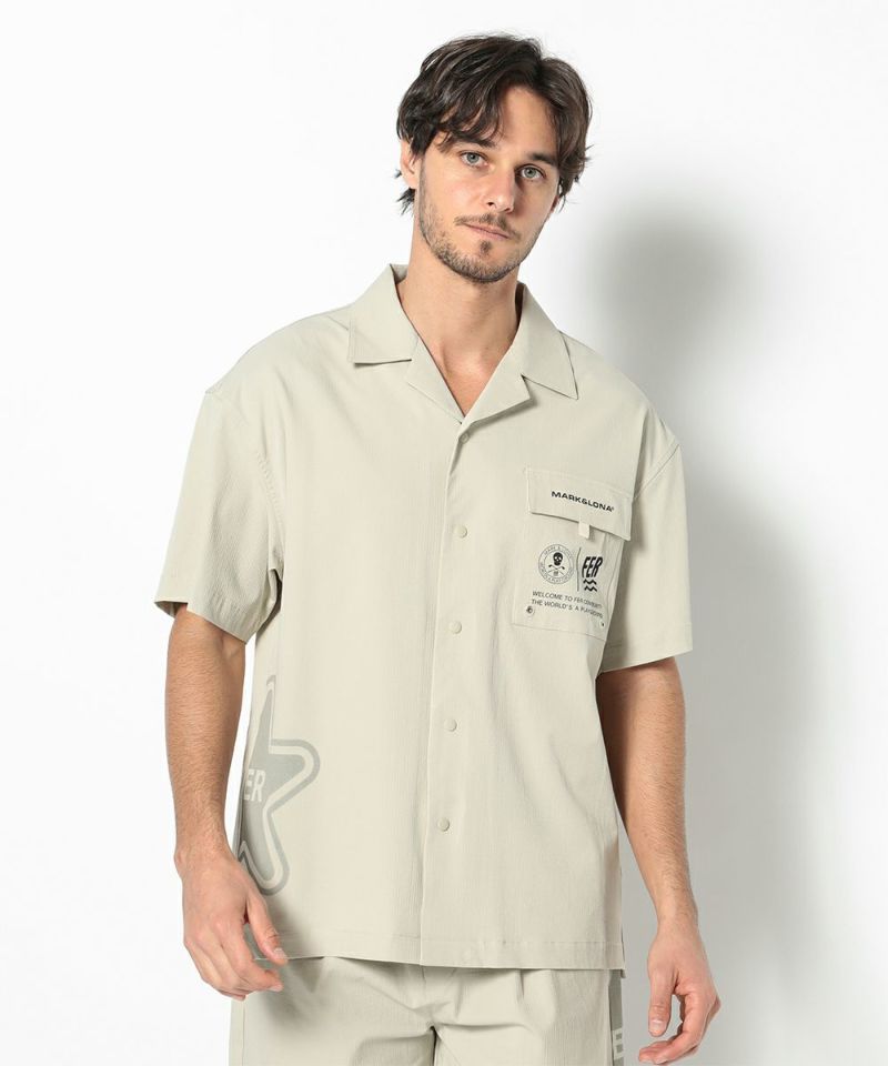 LT.GREY モデル:身長185cm,チェスト95cm,ウエスト75cm,ヒップ94cm,着用サイズL