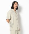 LT.GREY モデル:身長181cm,チェスト98cm,ウエスト76cm,ヒップ92cm,着用サイズL 