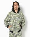 CAMO モデル:身長181cm,チェスト98cm,ウエスト76cm,ヒップ92cm,着用サイズL