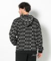 BLACK モデル:身長185cm,チェスト95cm,ウエスト75cm,ヒップ94cm,着用サイズL
