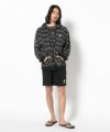 BLACK モデル:身長181cm,チェスト98cm,ウエスト76cm,ヒップ92cm,着用サイズL