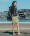 BLACK モデル:身長181cm,チェスト98cm,ウエスト76cm,ヒップ92cm,着用サイズL