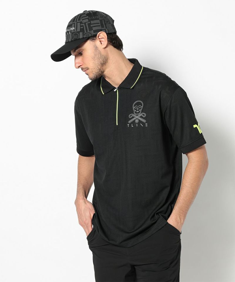 BLACK モデル:身長185cm,チェスト95cm,ウエスト75cm,ヒップ94cm,着用サイズM