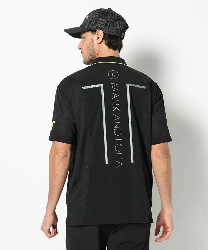BLACK モデル:身長185cm,チェスト95cm,ウエスト75cm,ヒップ94cm,着用サイズM